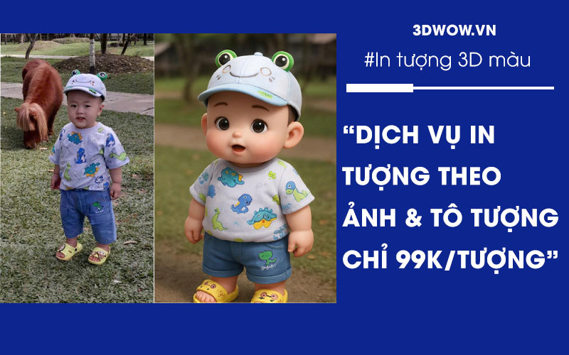 Dịch vụ in tượng theo ảnh, tự tô tượng giá rẻ, chất lương