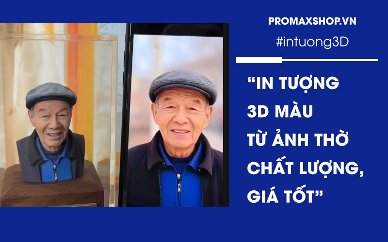 In tượng thờ 3D màu theo ảnh giống mẫu giá rẻ